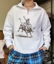 Load image into Gallery viewer, Vintage Bull Rider Quarter Zip

