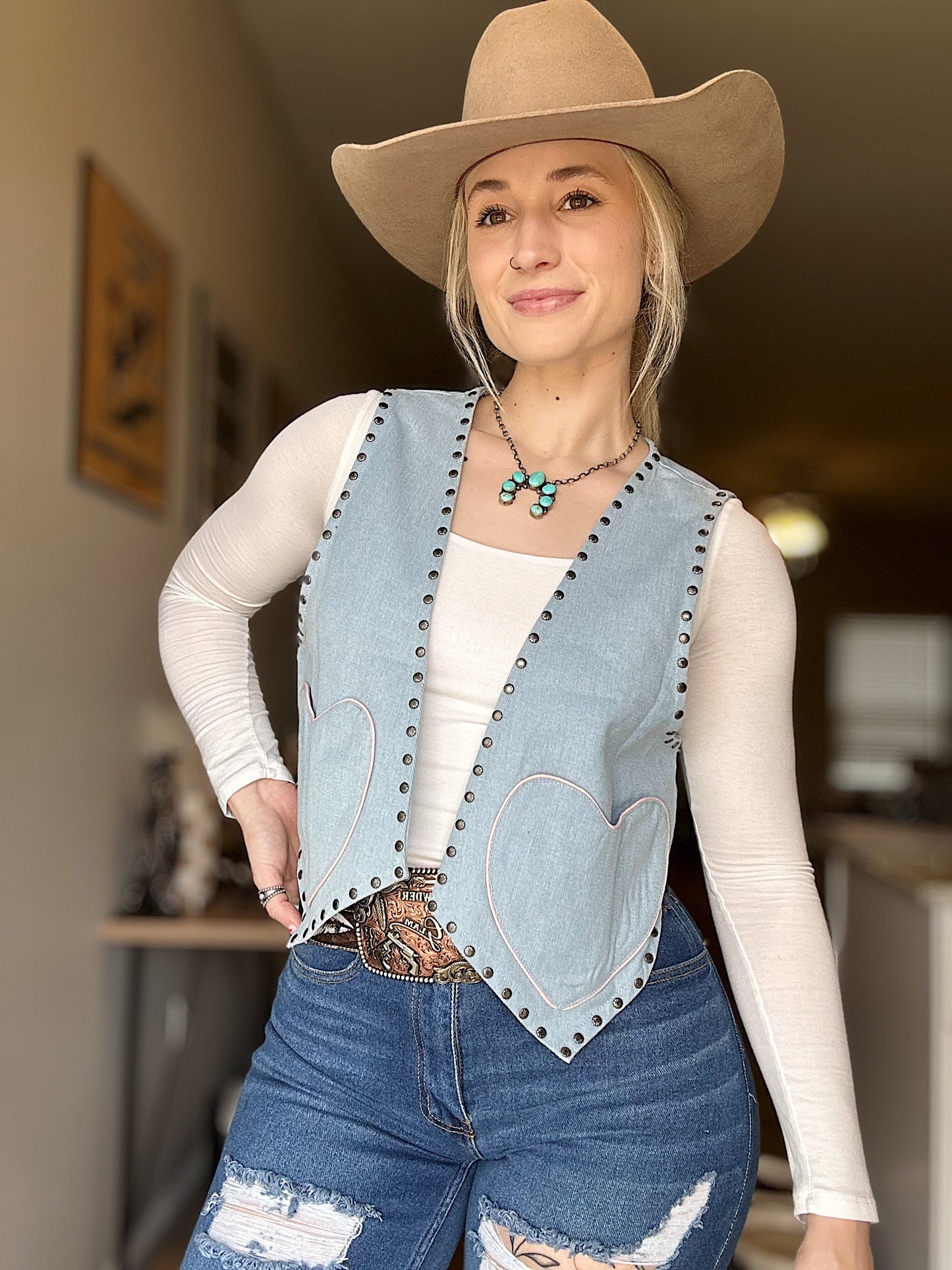 4 The Love Of Denim Vest
