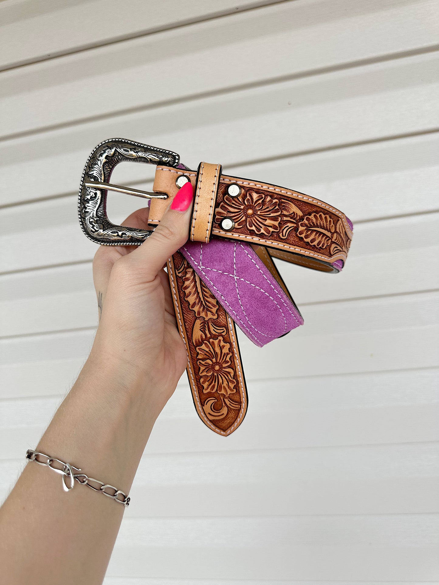 The Suede Belt (Pink)