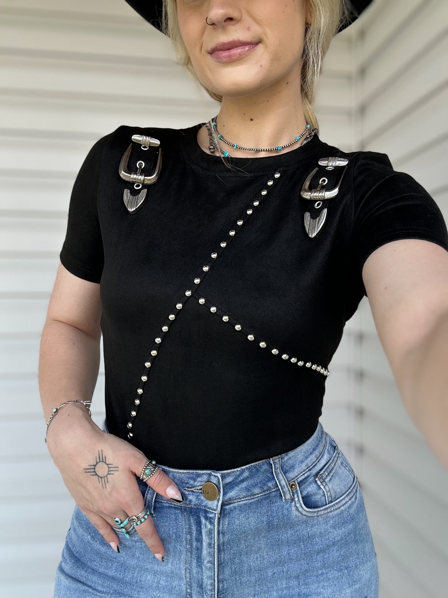 Western Buckle Bodysuit