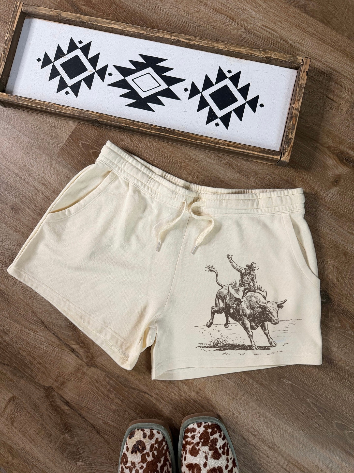 Vintage Bull Rider Lounge Shorts