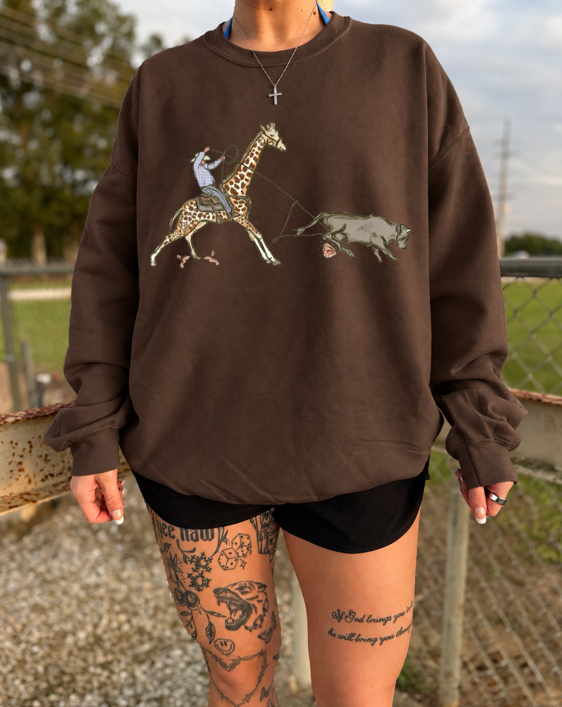 Safari Wrangler Crewneck