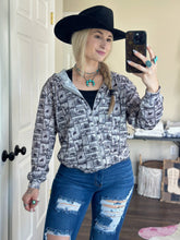 Load image into Gallery viewer, Rodeo Time Zip Up Hoodie
