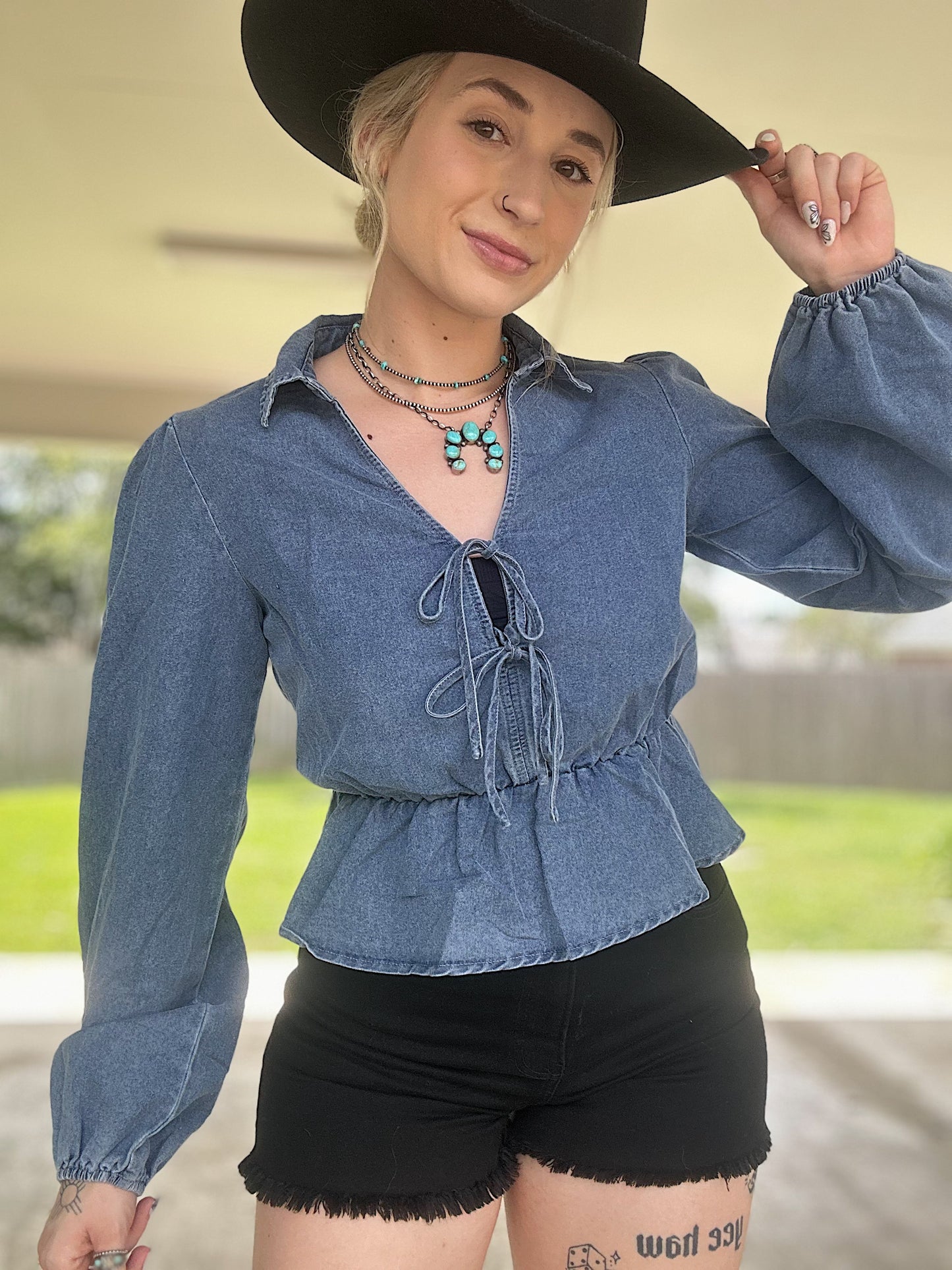 The Denim Long Sleeve