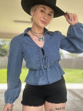 Load image into Gallery viewer, The Denim Long Sleeve
