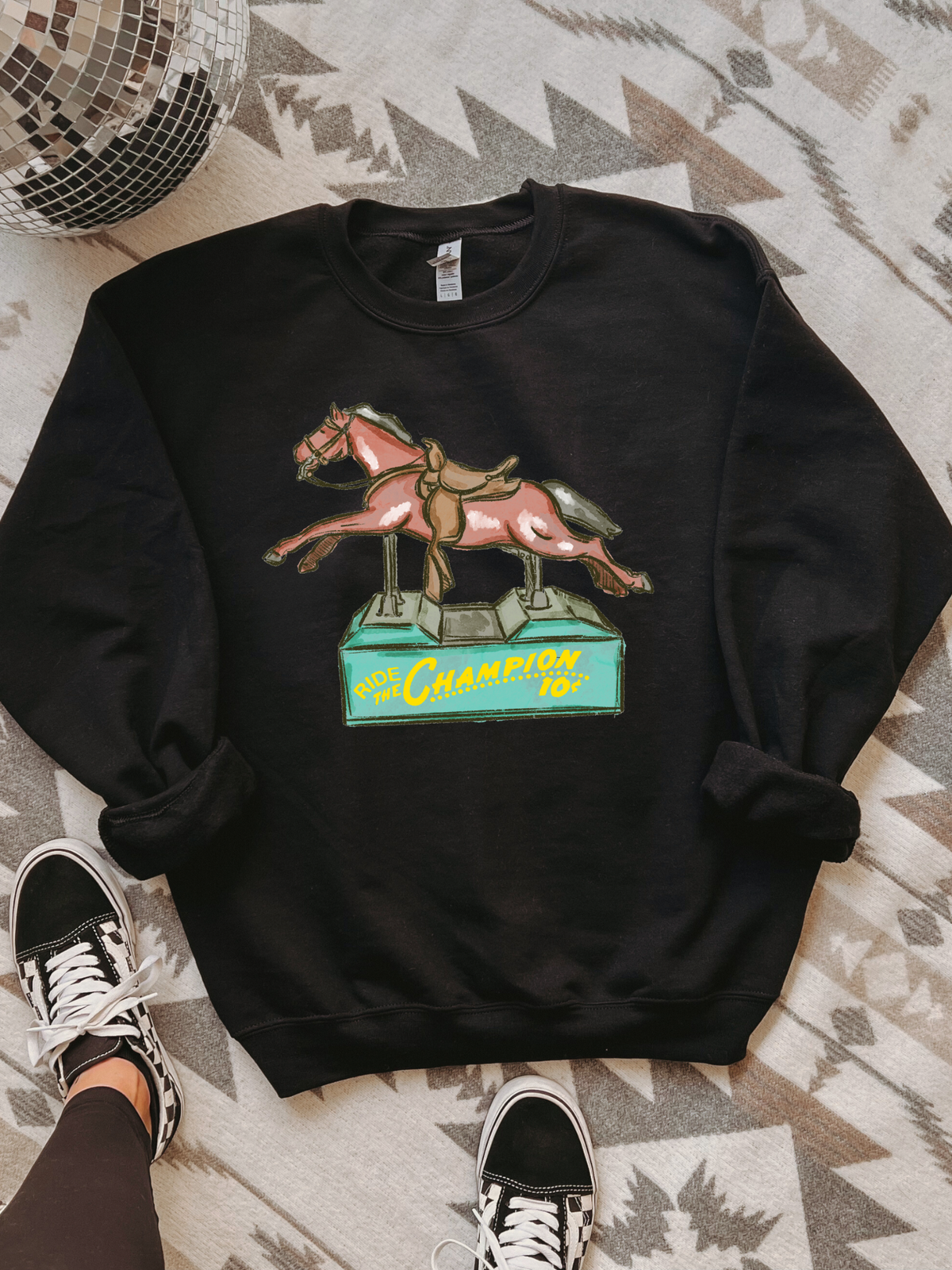 Carnival Cowgirl Crewneck