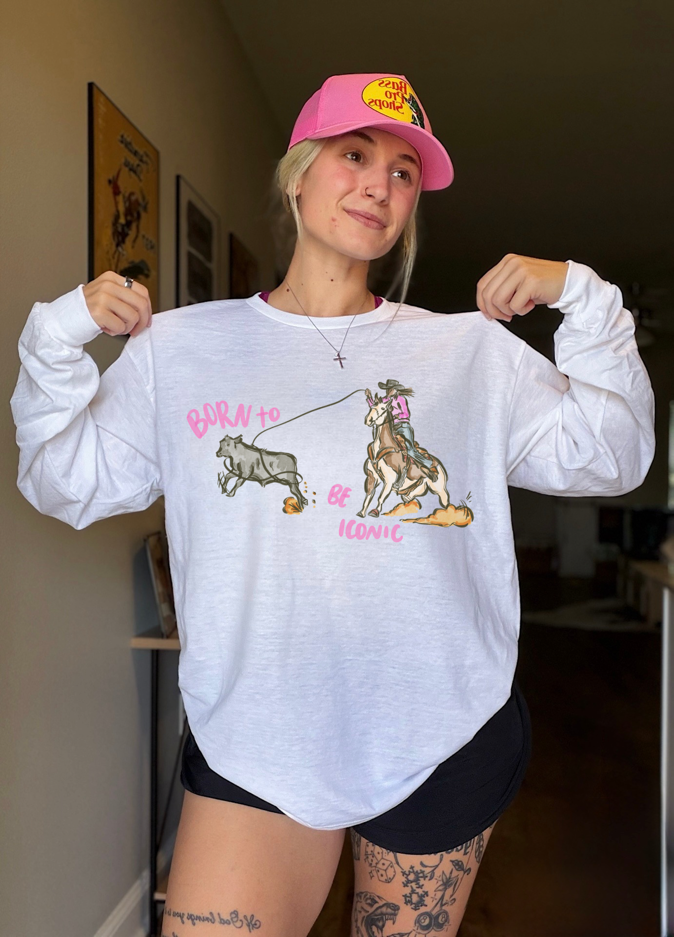 Iconic Cowgirl Long Sleeve Tee