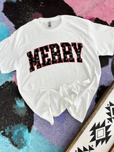 Load image into Gallery viewer, Cattle Brand Merry Tee or Crewneck
