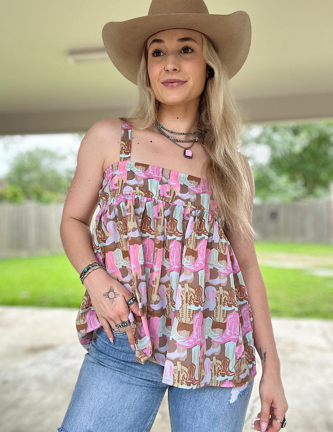 The Rodeo Ruffles Tank