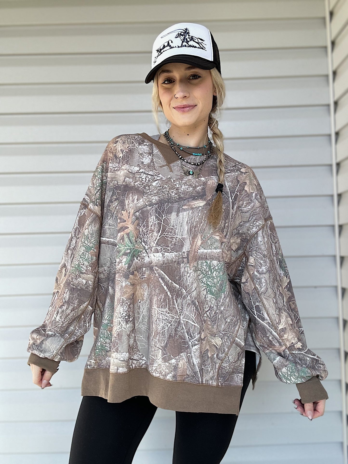 The Vintage Camo Top