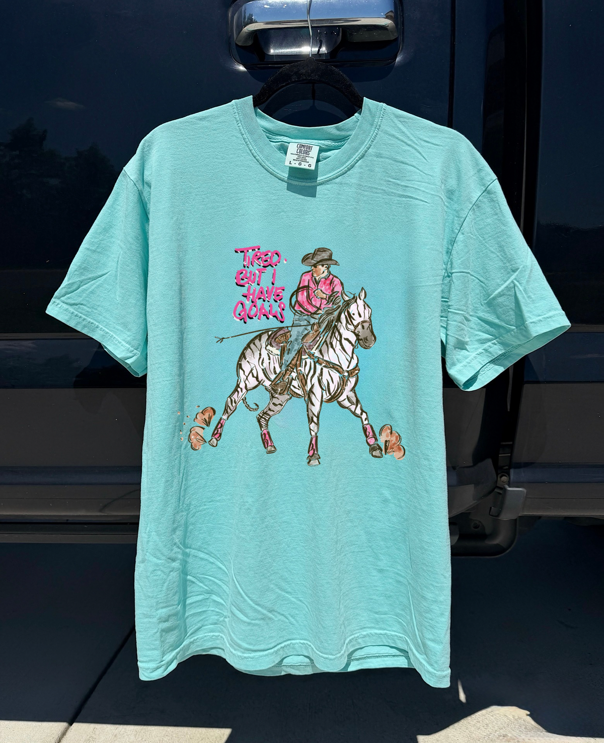 Tired But I Have Goals COMFORT COLORS TEE