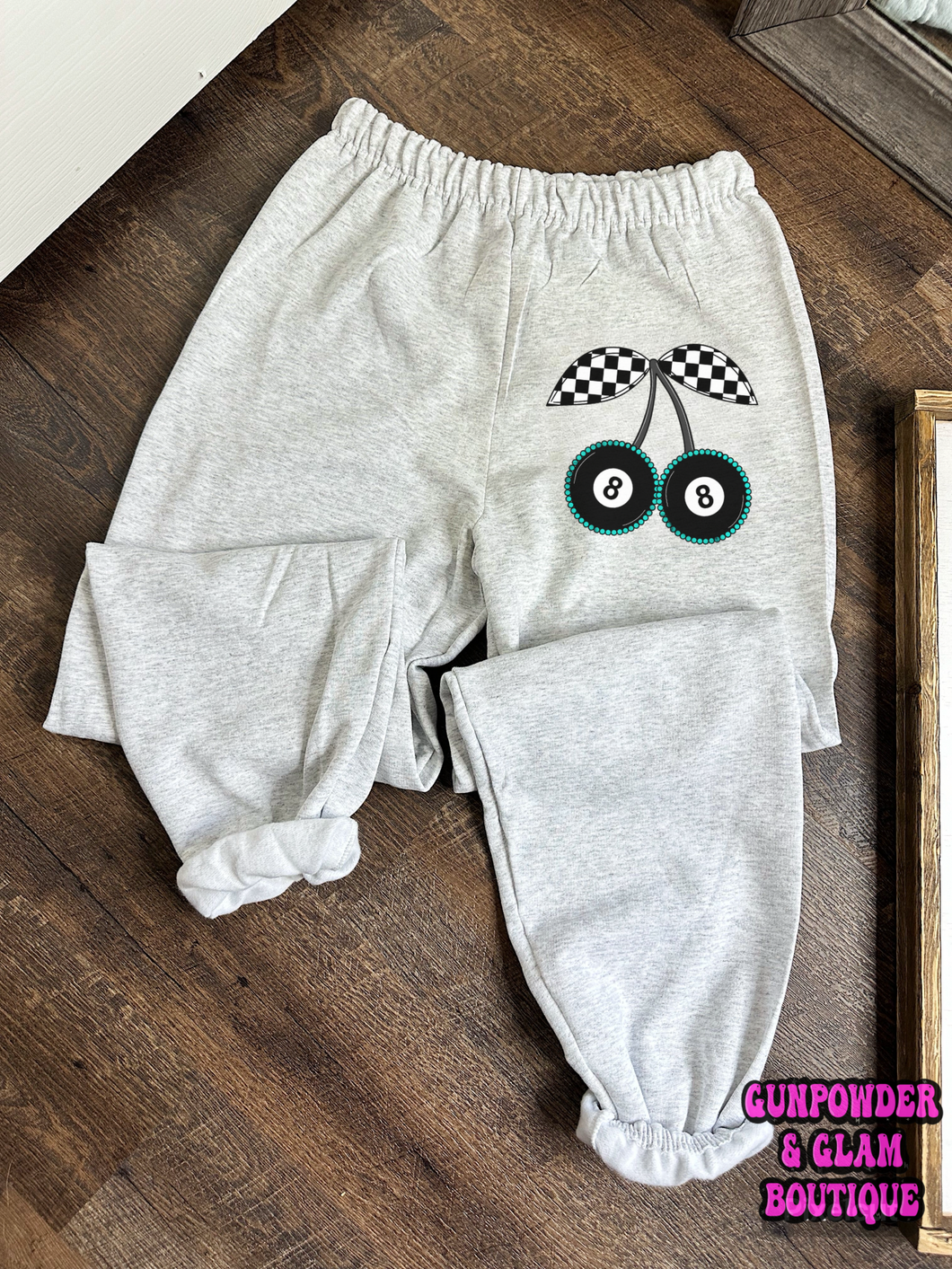 8 Ball Cherry Joggers