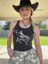 Load image into Gallery viewer, Bronc Buster Ribbed Tank
