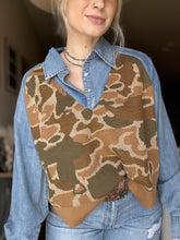 Load image into Gallery viewer, The Doubleshift Top (Camo)
