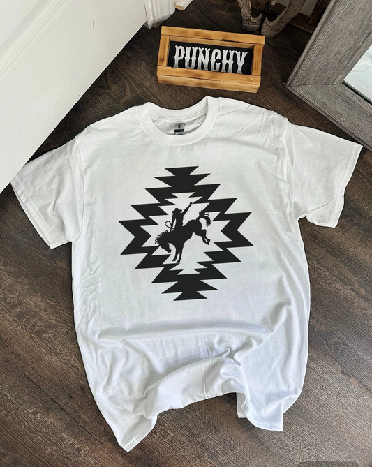 Aztec Bronc TEE or CREWNECK