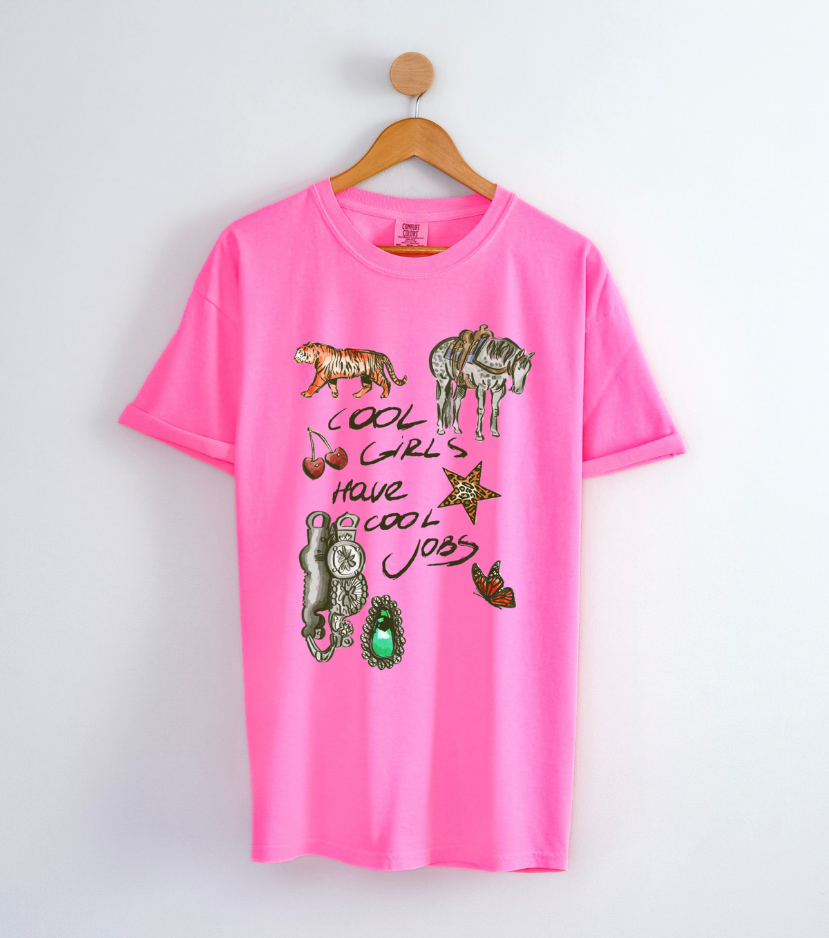 Cool Girls, Cool Jobs COMFORT COLORS TEE