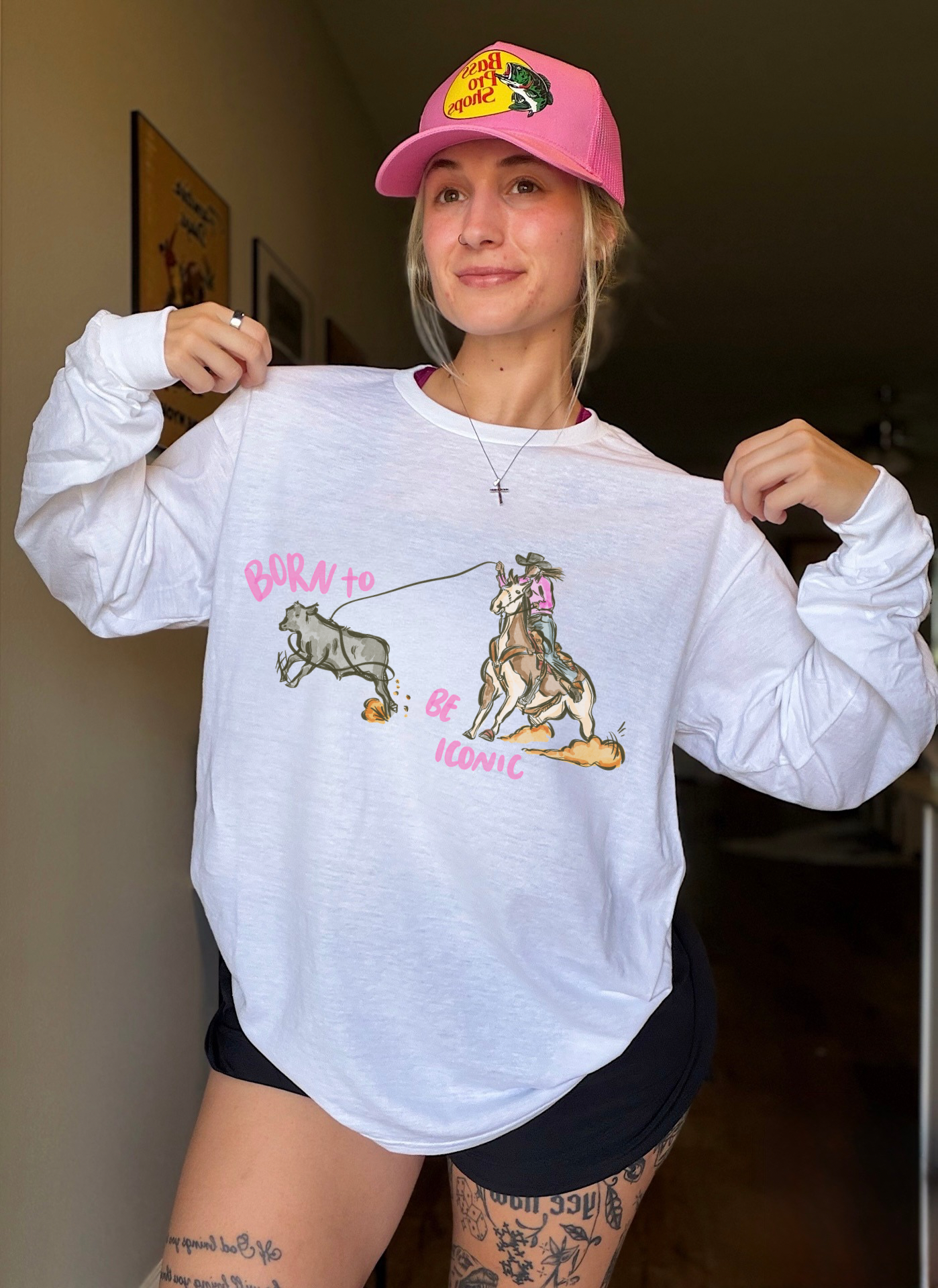 Iconic Cowgirl Long Sleeve Tee