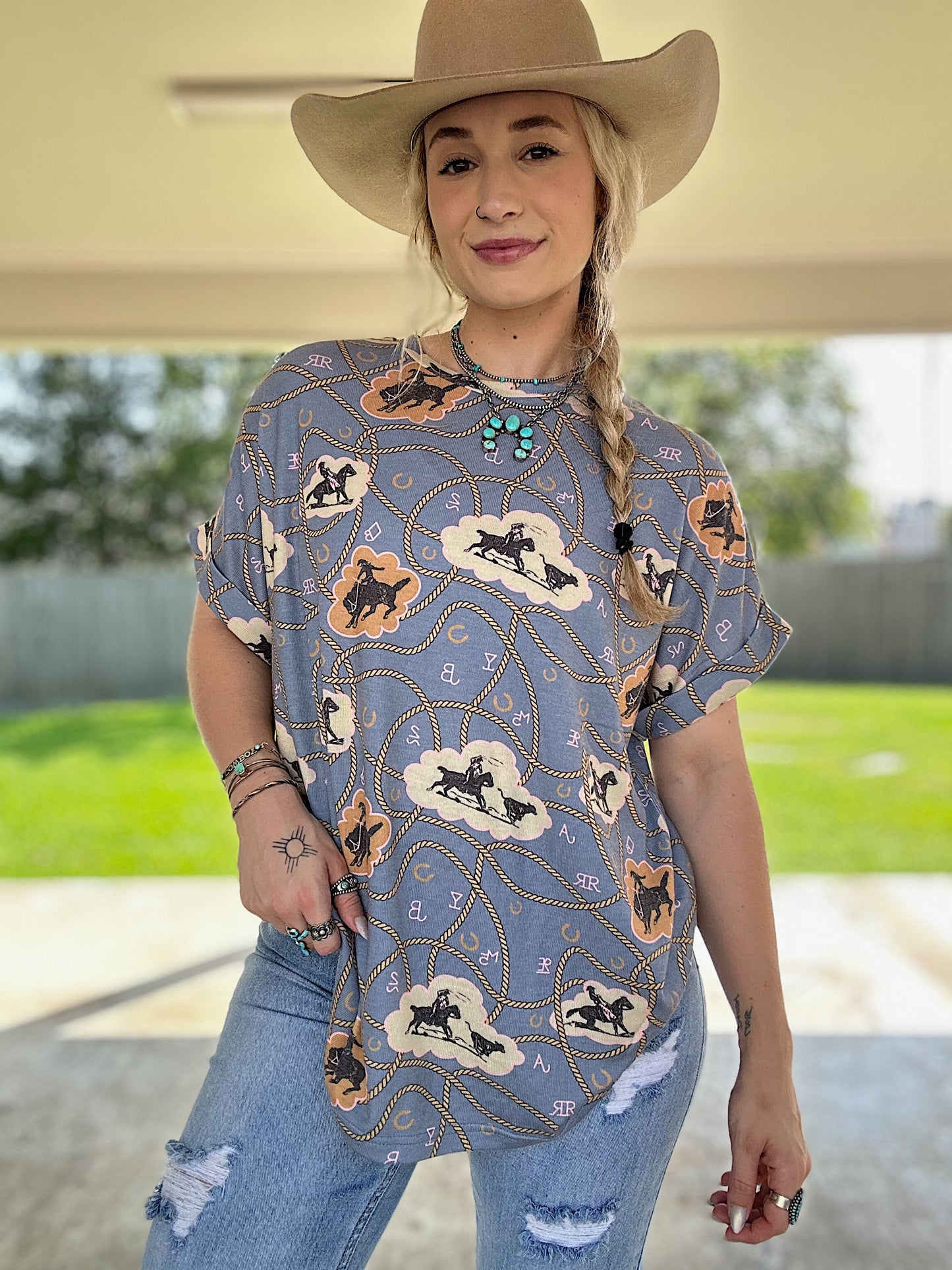 The Rancher Threads Oversized Top