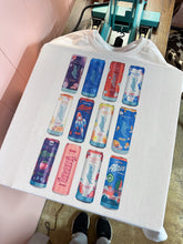 Load image into Gallery viewer, Energy Drink Collage TEE or CREWNECK
