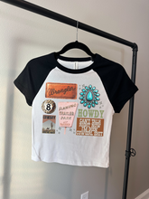 Load image into Gallery viewer, Cowgirl Collage Baby Tee
