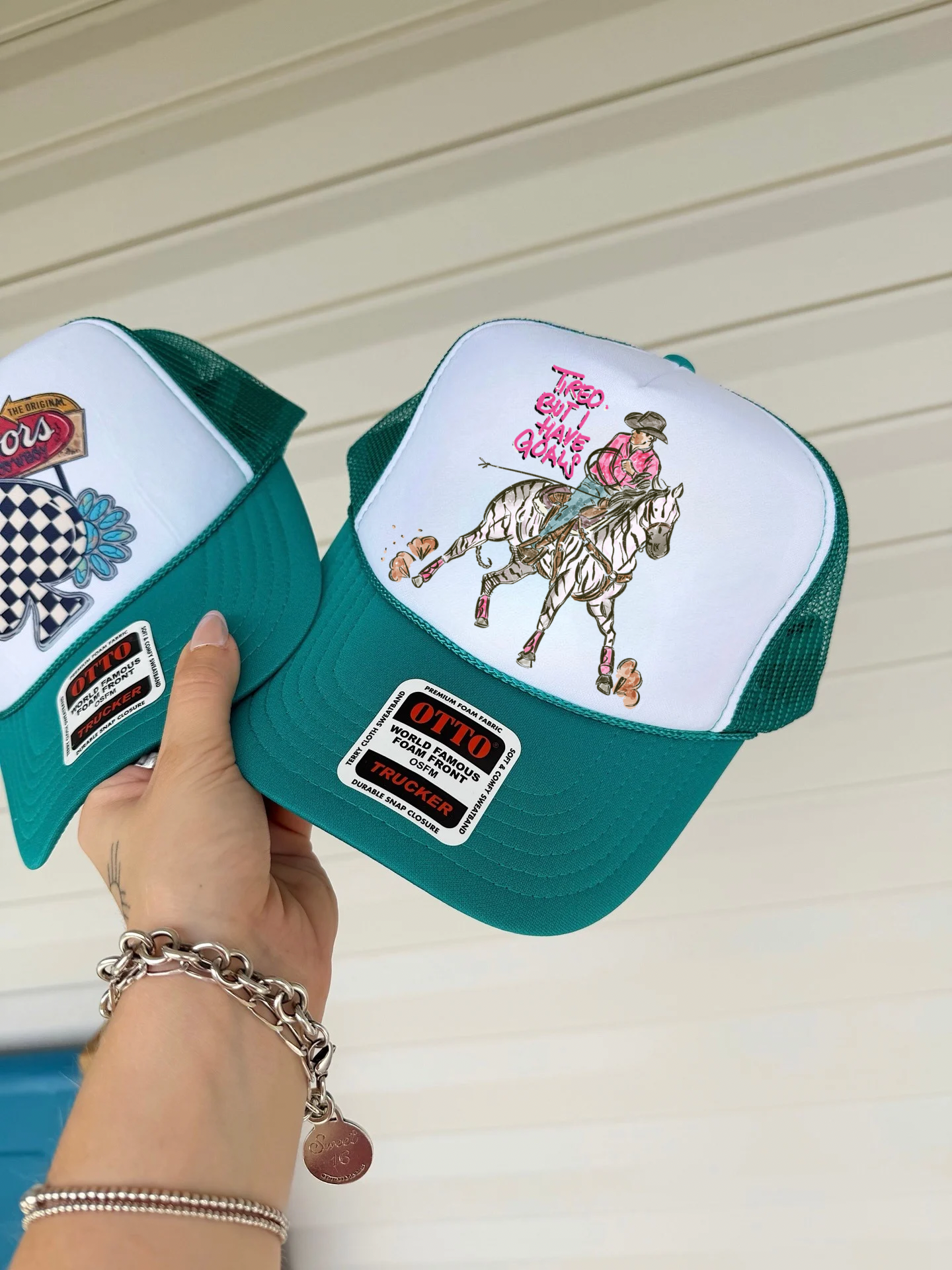 Tired But I Have Goals Trucker Hat (Multiple Color Options)