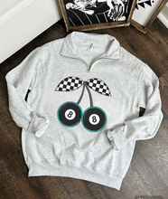 Load image into Gallery viewer, 8 Ball Cherries Quarter Zip
