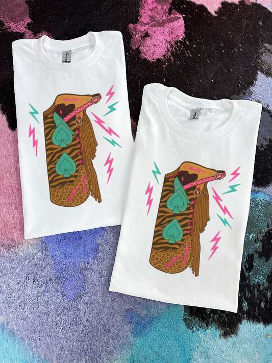 Funky Chaps Tee or Crewneck