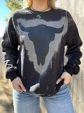 Load image into Gallery viewer, Bleached Steer Head Crewneck
