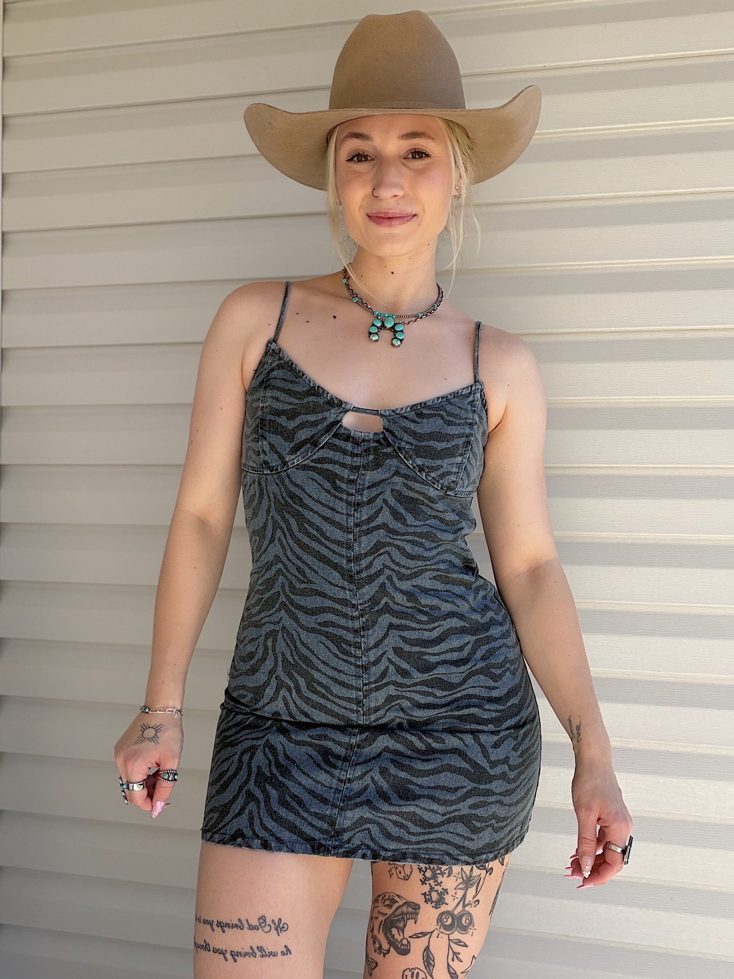 Zebra Mini Dress