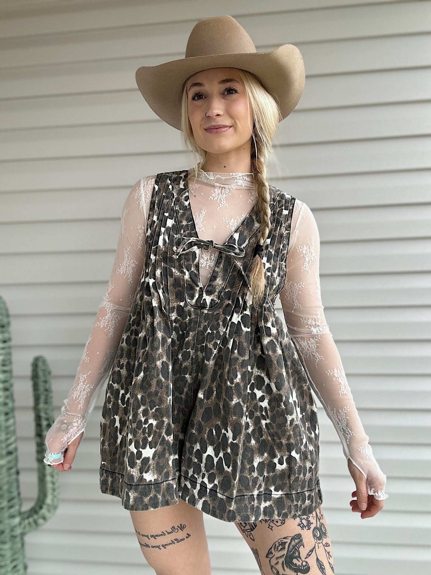 The Leopard Lola Romper