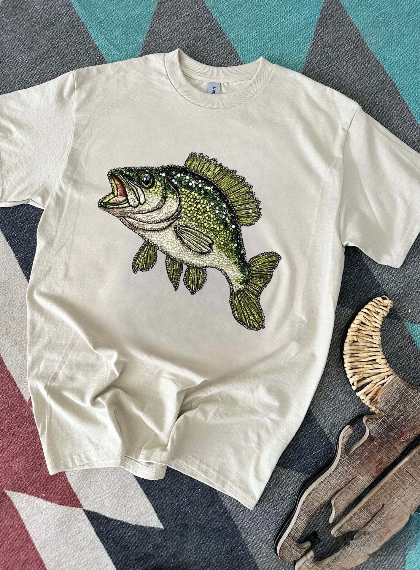 Rhinestone Bass TEE or CREWNECK