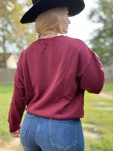 Load image into Gallery viewer, Boot Stitch Crew (Maroon)
