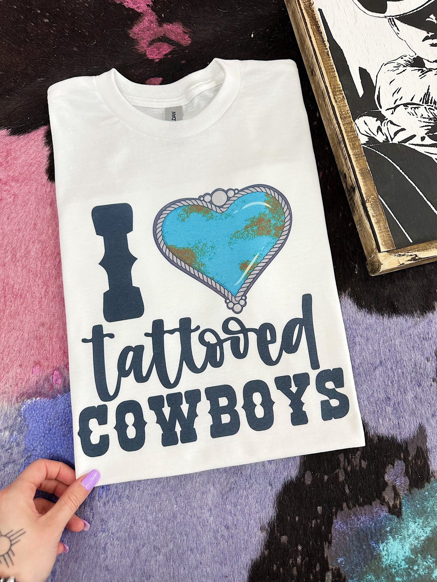 Tattooed Cowboys TEE or CREWNECK