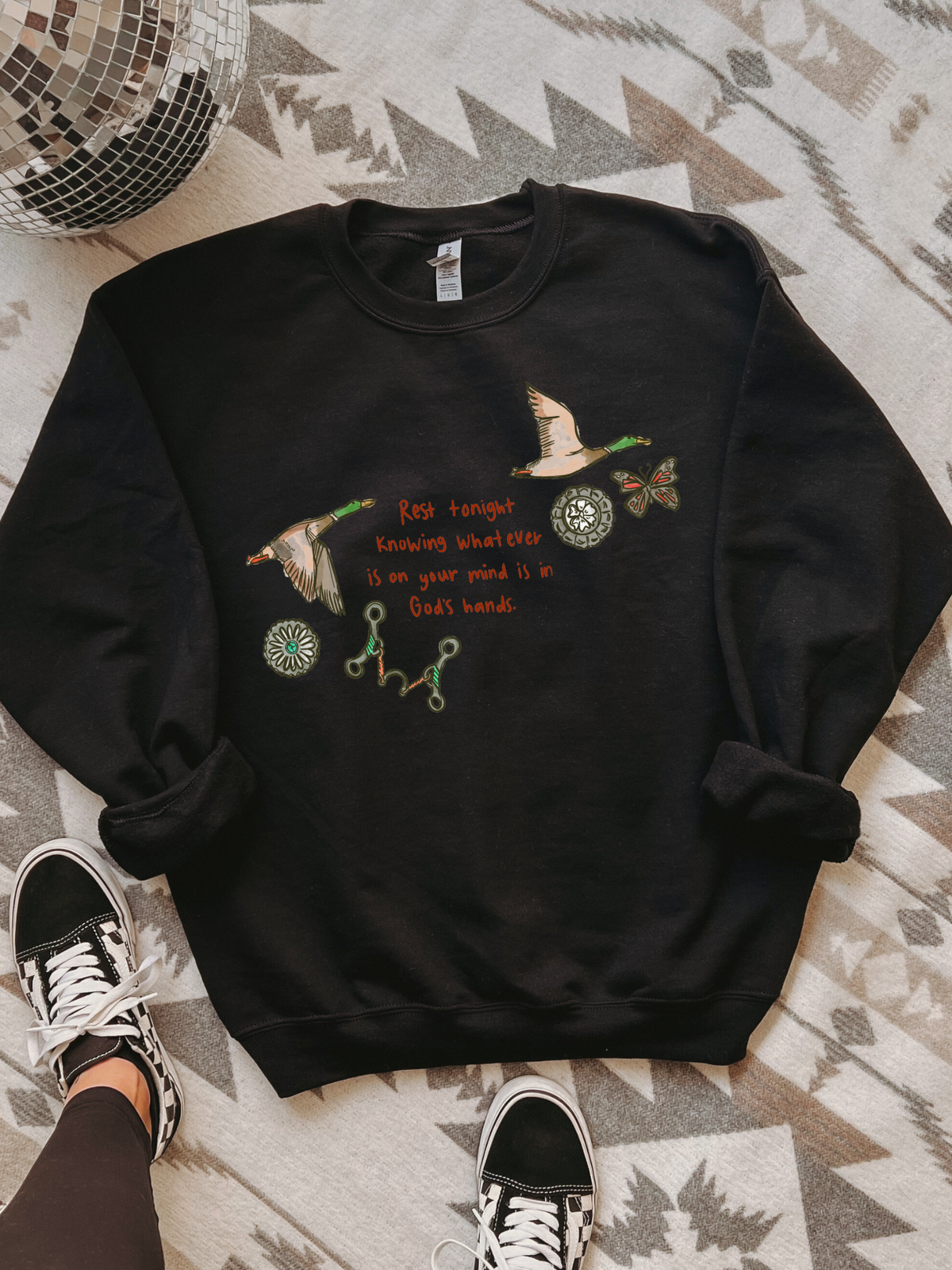 In God’s Hands Crewneck