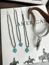 Load image into Gallery viewer, Turquoise Spade Necklace
