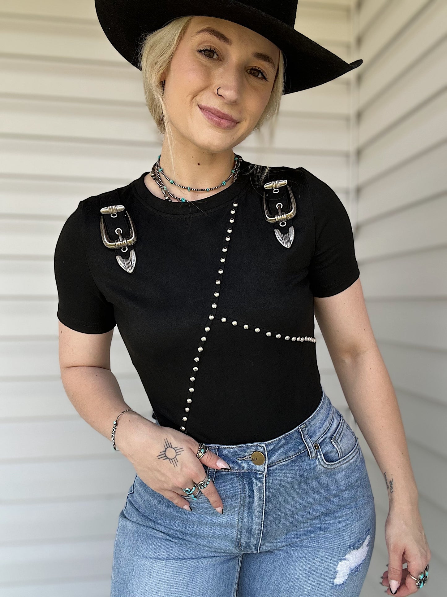 Western Buckle Bodysuit