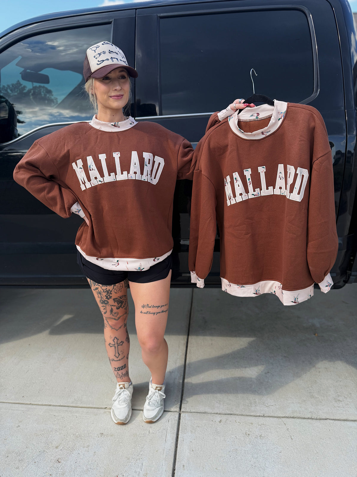 Mallard Mock Neck Sweatshirt