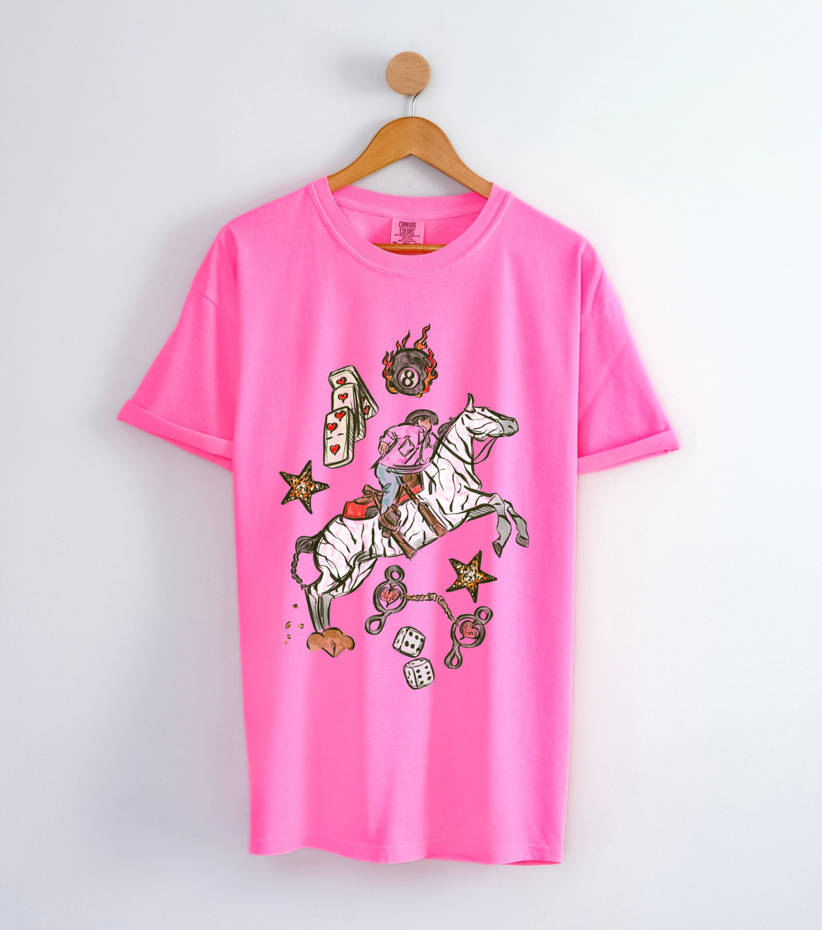 Wild Card Cowboy COMFORT COLORS TEE