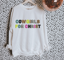 Load image into Gallery viewer, Cowgirls For Christ Tee or Crewneck
