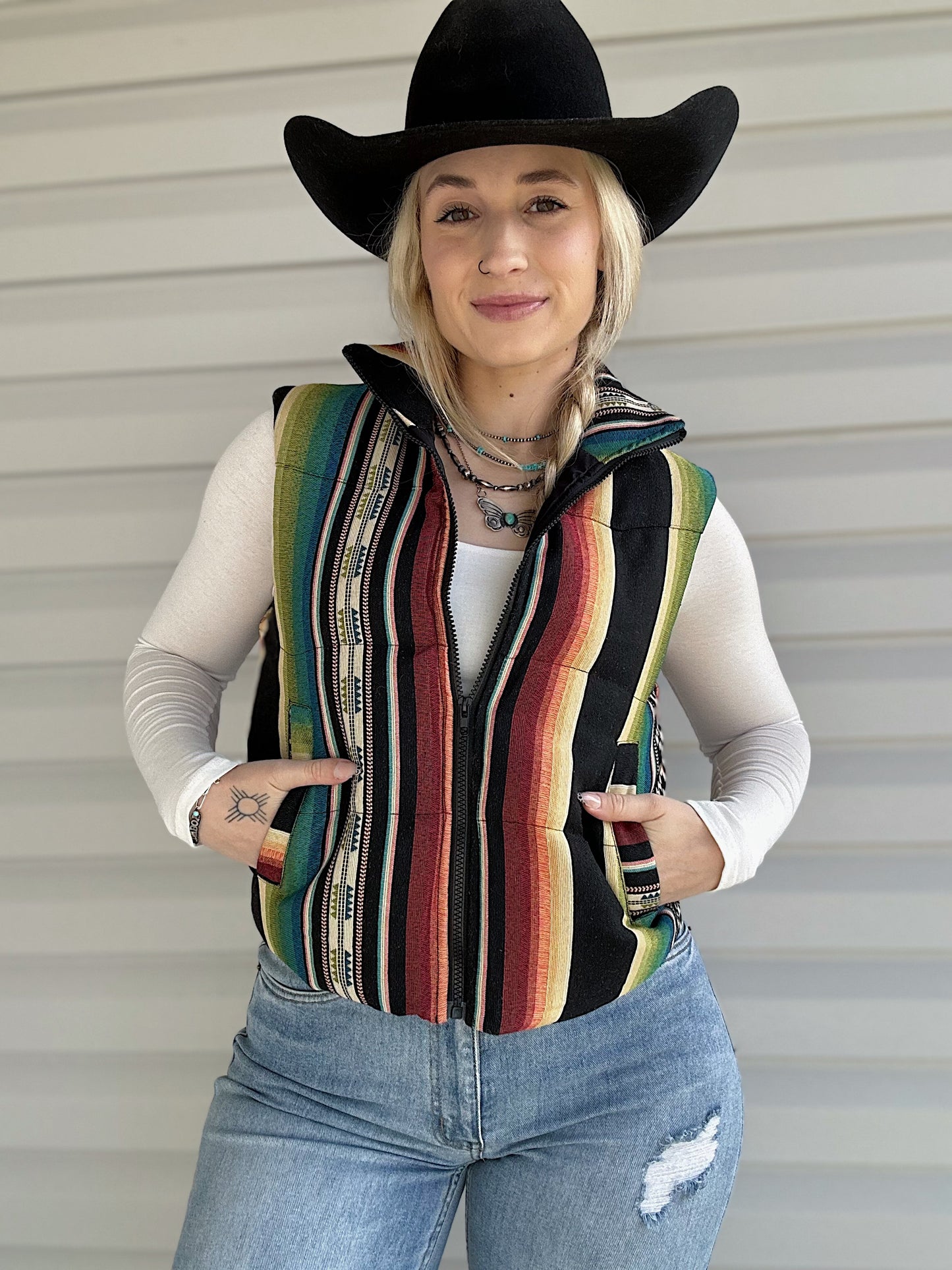 The Serape Puffer Vest