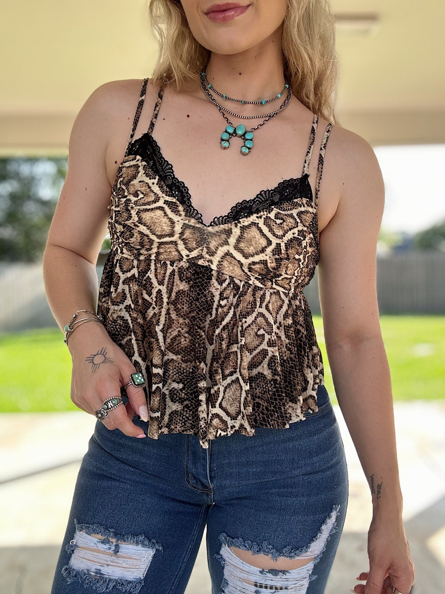 The Snake Skin Tank
