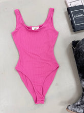 Load image into Gallery viewer, Round Neck Tank Bodysuit (Pink)
