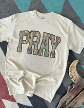 Load image into Gallery viewer, Camo Pray Tee or Crewneck
