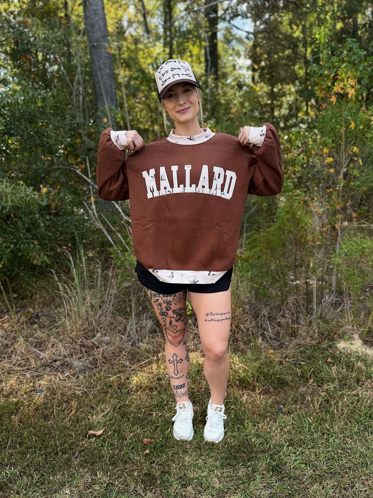 Mallard Mock Neck Sweatshirt