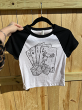 Load image into Gallery viewer, Deck of Cards Baby Tee
