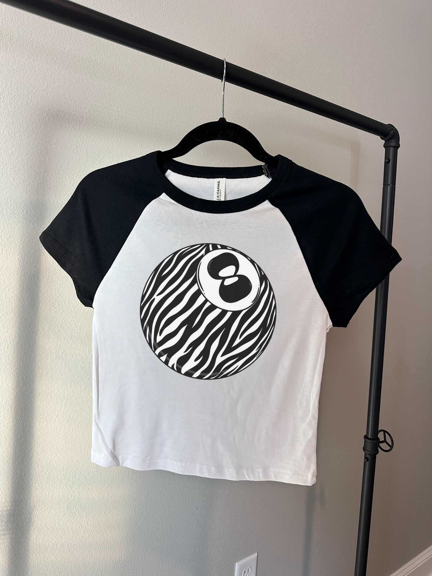 Zebra 8 Ball Baby Tee