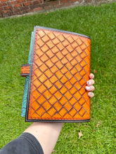 Load image into Gallery viewer, Tooled Leather Bible Cover (Style 1)
