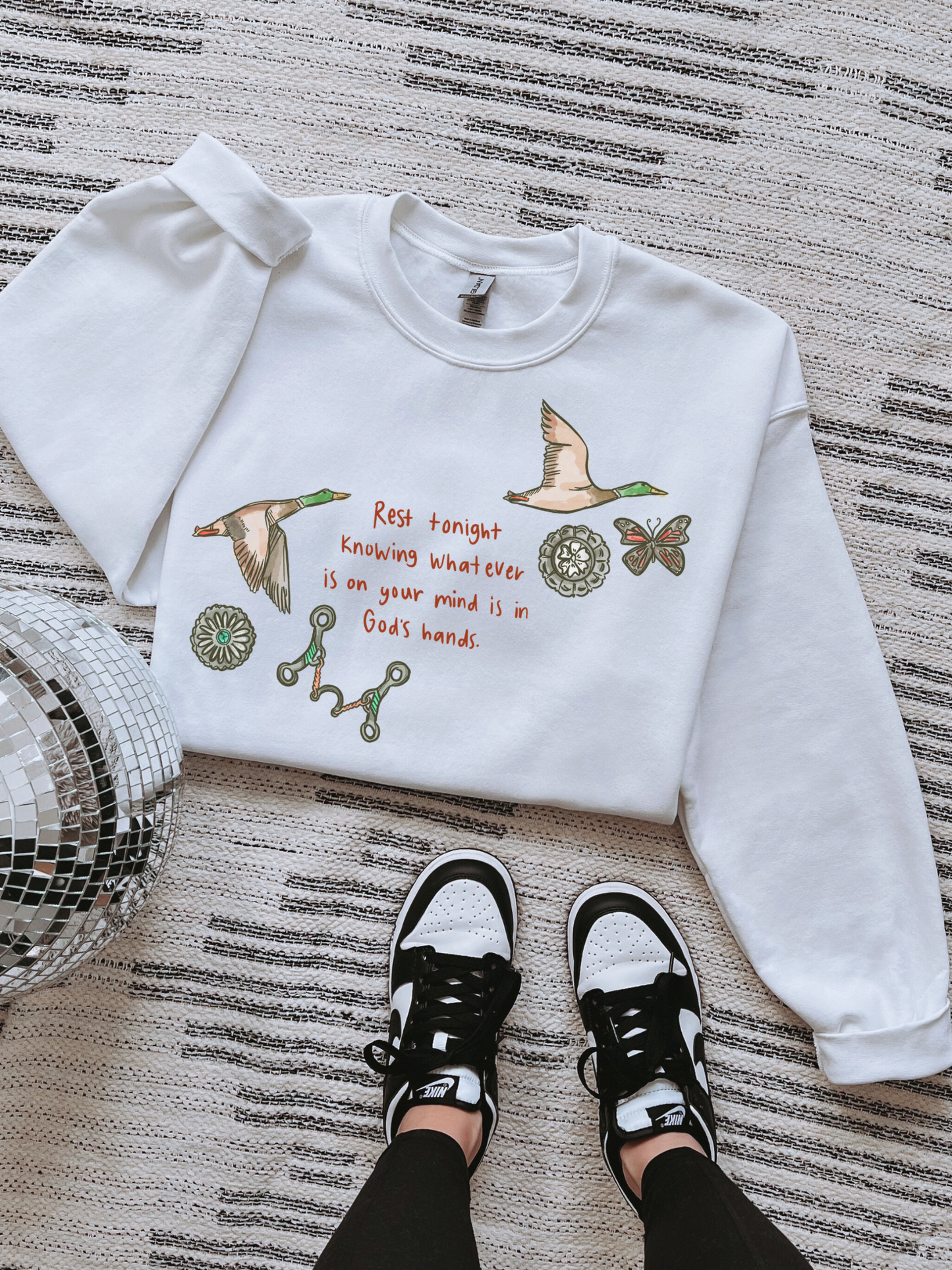 In God’s Hands TEE or CREWNECK