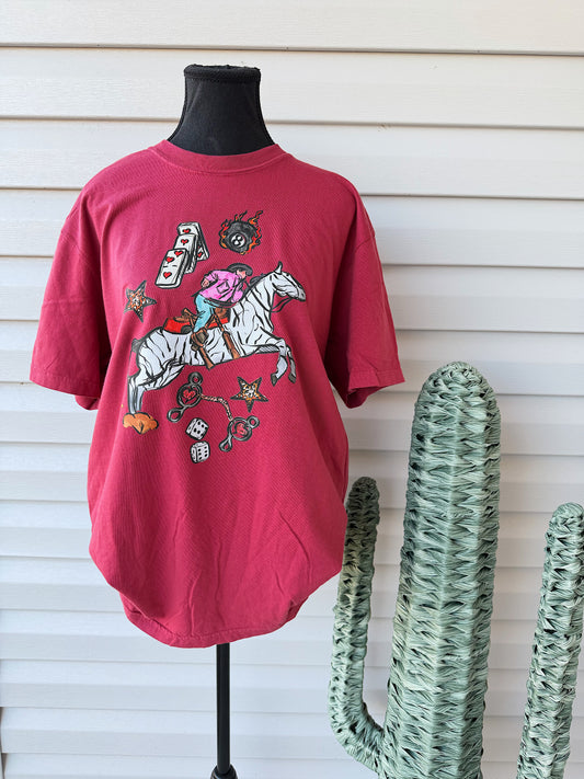 Wild Card Cowboy COMFORT COLORS TEE