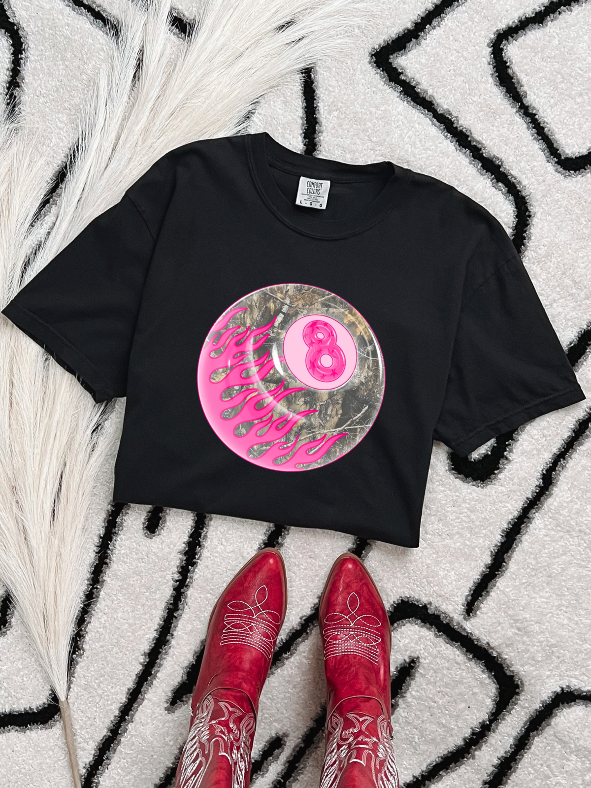 Camo 8 Ball COMFORT COLORS TEE